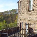 The yard at Stanton Lees Chapel, and entrance to the Sunday School