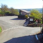Looking toward the car park, from the Chapel